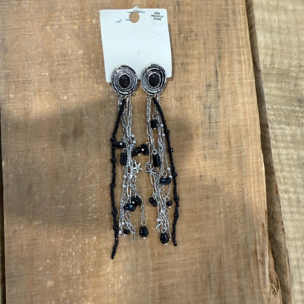 Free People Fringe Dangle Earrings NEW - Picture 6 of 6
